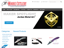 Tablet Screenshot of moorecutlery.com